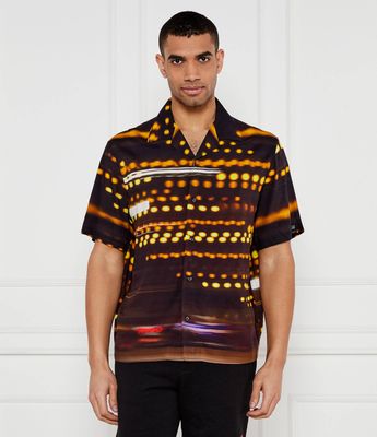 Koszula męska w stylu młodzieżowym HUGO ze sklepu: Gomez Fashion Store w kategorii: Koszule męskie - zdjęcie 874714-BD9-10338_BU252M000072978