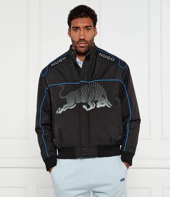 Kurtka męska w stylu młodzieżowym HUGO ze sklepu: Gomez Fashion Store w kategorii: Kurtki męskie - zdjęcie 874714-BD9-10338_BU252M000074001