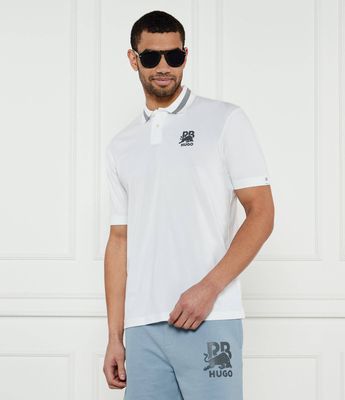 T-shirt męski casual HUGO ze sklepu: Gomez Fashion Store w kategorii: T-shirty męskie - zdjęcie 874714-BD9-10338_BU252M000075100