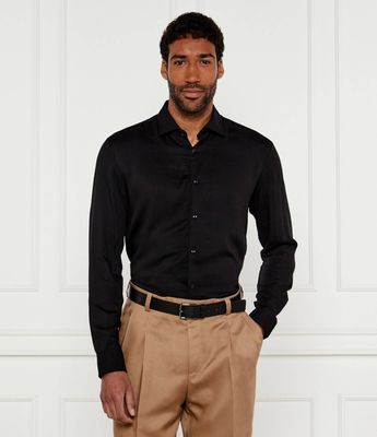 HUGO - Koszula męska jesienna ze sklepu: Gomez Fashion Store w kategorii: Koszule męskie - zdjęcie 874714-BD9-10338_BU252M000098001