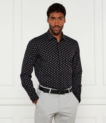 HUGO - Koszula męska casual jesienna ze sklepu: Gomez Fashion Store w kategorii: Koszule męskie - zdjęcie 874714-BD9-10338_BU252M000101001