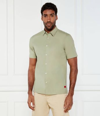 Koszula męska wiosenna HUGO ze sklepu: Gomez Fashion Store w kategorii: Koszule męskie - zdjęcie 874714-BD9-10338_BU252M000107391
