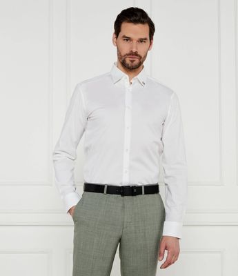 Koszula męska z klasycznym kołnierzykiem HUGO ze sklepu: Gomez Fashion Store w kategorii: Koszule męskie - zdjęcie 874714-BD9-10338_BU252M000119199