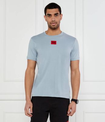 T-shirt męski na wiosnę HUGO ze sklepu: Gomez Fashion Store w kategorii: T-shirty męskie - zdjęcie 874714-BD9-10338_BU252M000147483