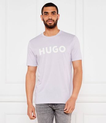 T-shirt męski wiosenny HUGO ze sklepu: Gomez Fashion Store w kategorii: T-shirty męskie - zdjęcie 874714-BD9-10338_BU252M000153553