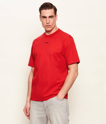 T-shirt męski casual na wiosnę HUGO ze sklepu: Gomez Fashion Store w kategorii: T-shirty męskie - zdjęcie 874714-BD9-10338_BU252M000154693