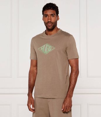 T-shirt męski HUGO ze sklepu: Gomez Fashion Store w kategorii: T-shirty męskie - zdjęcie 874714-BD9-10338_BU252M000162219