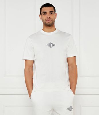 T-shirt męski casualowy HUGO ze sklepu: Gomez Fashion Store w kategorii: T-shirty męskie - zdjęcie 874714-BD9-10338_BU252M000164102