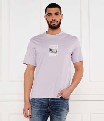 T-shirt męski na wiosnę HUGO ze sklepu: Gomez Fashion Store w kategorii: T-shirty męskie - zdjęcie 874714-BD9-10338_BU252M000180553