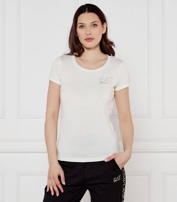 Bluzka damska na wiosnę casualowa EA7 ze sklepu: Gomez Fashion Store w kategorii: Bluzki damskie - zdjęcie 874714-BD9-10338_E7252W000008D64