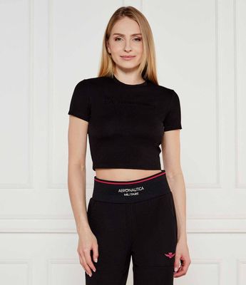 Bluzka damska casual EA7 ze sklepu: Gomez Fashion Store w kategorii: Bluzki damskie - zdjęcie 874714-BD9-10338_E7252W000010C51