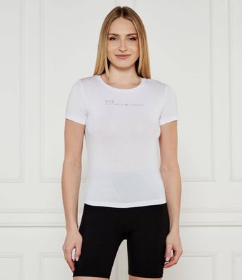 Bluzka damska na wiosnę casual EA7 ze sklepu: Gomez Fashion Store w kategorii: Bluzki damskie - zdjęcie 874714-BD9-10338_E7252W000024C54