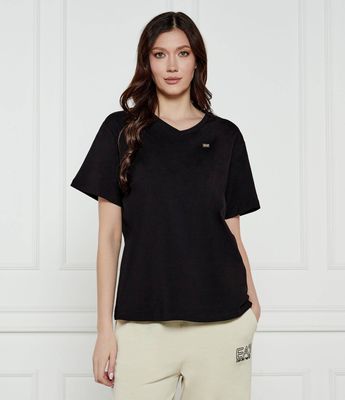 Bluzka damska na lato EA7 ze sklepu: Gomez Fashion Store w kategorii: Bluzki damskie - zdjęcie 874714-BD9-10338_E7252W000066C51
