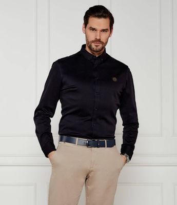 Koszula męska z klasycznym kołnierzykiem BOSS GREEN ze sklepu: Gomez Fashion Store w kategorii: Koszule męskie - zdjęcie 874714-BD9-10338_BG252M000008403