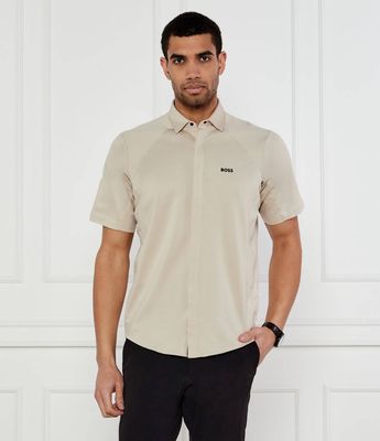 Koszula męska z klasycznym kołnierzykiem BOSS GREEN ze sklepu: Gomez Fashion Store w kategorii: Koszule męskie - zdjęcie 874714-BD9-10338_BG252M000009284