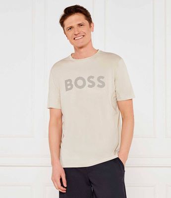 T-shirt męski na wiosnę BOSS GREEN ze sklepu: Gomez Fashion Store w kategorii: T-shirty męskie - zdjęcie 874714-BD9-10338_BG252M000028284