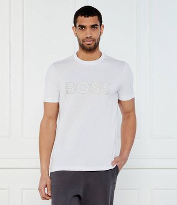 T-shirt męski w stylu młodzieżowym BOSS GREEN ze sklepu: Gomez Fashion Store w kategorii: T-shirty męskie - zdjęcie 874714-BD9-10338_BG252M000032100