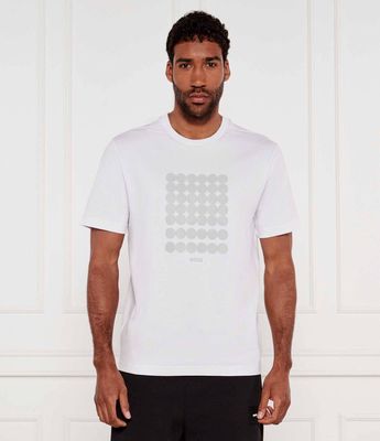 T-shirt męski wiosenny młodzieżowy BOSS GREEN ze sklepu: Gomez Fashion Store w kategorii: T-shirty męskie - zdjęcie 874714-BD9-10338_BG252M000053100