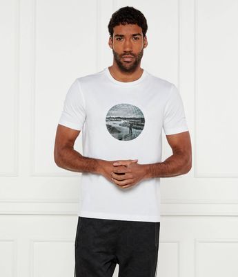 BOSS GREEN - T-shirt męski na wiosnę ze sklepu: Gomez Fashion Store w kategorii: T-shirty męskie - zdjęcie 874714-BD9-10338_BG252M000055100