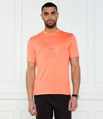 T-shirt męski na wiosnę casual BOSS GREEN ze sklepu: Gomez Fashion Store w kategorii: T-shirty męskie - zdjęcie 874714-BD9-10338_BG252M000056649