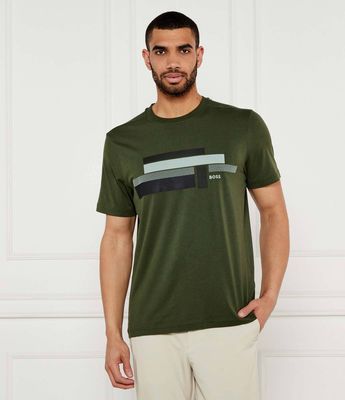BOSS GREEN - T-shirt męski ze sklepu: Gomez Fashion Store w kategorii: T-shirty męskie - zdjęcie 874714-BD9-10338_BG252M000069355