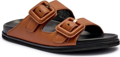 Klapki damskie na lato BOSS BLACK ze sklepu: Gomez Fashion Store w kategorii: Klapki damskie - zdjęcie 874714-BD9-10338_BB252W000033220