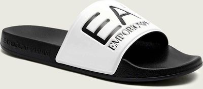 Klapki damskie na lato EA7 ze sklepu: Gomez Fashion Store w kategorii: Klapki damskie - zdjęcie 874714-BD9-10338_E7252M000015E13