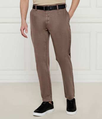 Spodnie męskie jesienne BOSS ORANGE ze sklepu: Gomez Fashion Store w kategorii: Spodnie męskie - zdjęcie 874714-BD9-10338_BO252M000014294