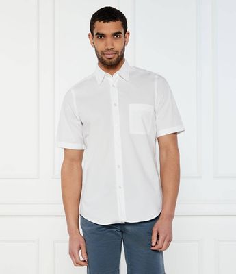 Koszula męska z klasycznym kołnierzykiem BOSS ORANGE ze sklepu: Gomez Fashion Store w kategorii: Koszule męskie - zdjęcie 874714-BD9-10338_BO252M000017100