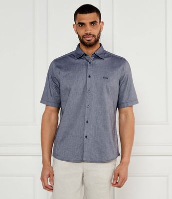 Koszula męska na wiosnę BOSS ORANGE ze sklepu: Gomez Fashion Store w kategorii: Koszule męskie - zdjęcie 874714-BD9-10338_BO252M000018418
