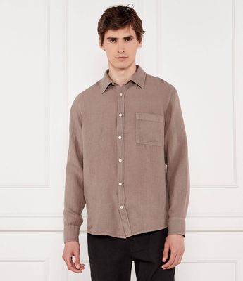 Koszula męska z klasycznym kołnierzykiem BOSS ORANGE ze sklepu: Gomez Fashion Store w kategorii: Koszule męskie - zdjęcie 874714-BD9-10338_BO252M000023294