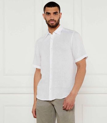 Koszula męska wiosenna BOSS ORANGE ze sklepu: Gomez Fashion Store w kategorii: Koszule męskie - zdjęcie 874714-BD9-10338_BO252M000024100
