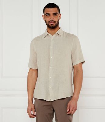 Koszula męska z klasycznym kołnierzykiem BOSS ORANGE ze sklepu: Gomez Fashion Store w kategorii: Koszule męskie - zdjęcie 874714-BD9-10338_BO252M000024271