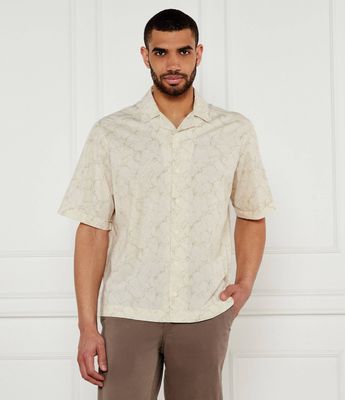 Koszula męska z klasycznym kołnierzykiem BOSS ORANGE ze sklepu: Gomez Fashion Store w kategorii: Koszule męskie - zdjęcie 874714-BD9-10338_BO252M000025272