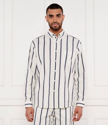 Koszula męska z klasycznym kołnierzykiem BOSS ORANGE ze sklepu: Gomez Fashion Store w kategorii: Koszule męskie - zdjęcie 874714-BD9-10338_BO252M000030101