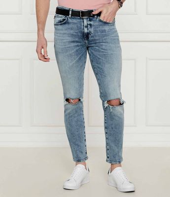 Jeansy męskie wiosenne casualowe BOSS ORANGE ze sklepu: Gomez Fashion Store w kategorii: Jeansy męskie - zdjęcie 874714-BD9-10338_BO252M000042441