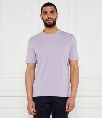 T-shirt męski na wiosnę BOSS ORANGE ze sklepu: Gomez Fashion Store w kategorii: T-shirty męskie - zdjęcie 874714-BD9-10338_BO252M000051549