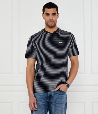 T-shirt męski casual BOSS ORANGE ze sklepu: Gomez Fashion Store w kategorii: T-shirty męskie - zdjęcie 874714-BD9-10338_BO252M000053100