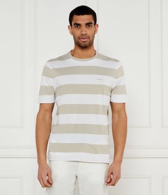 T-shirt męski na wiosnę BOSS ORANGE ze sklepu: Gomez Fashion Store w kategorii: T-shirty męskie - zdjęcie 874714-BD9-10338_BO252M000053271