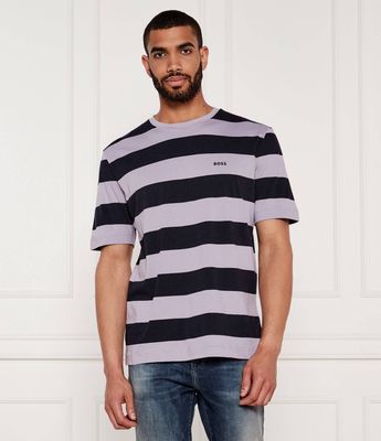 T-shirt męski na wiosnę BOSS ORANGE ze sklepu: Gomez Fashion Store w kategorii: T-shirty męskie - zdjęcie 874714-BD9-10338_BO252M000053594