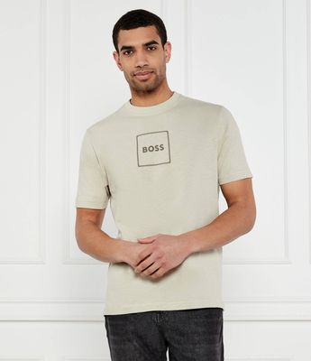 T-shirt męski na wiosnę BOSS ORANGE ze sklepu: Gomez Fashion Store w kategorii: T-shirty męskie - zdjęcie 874714-BD9-10338_BO252M000073271