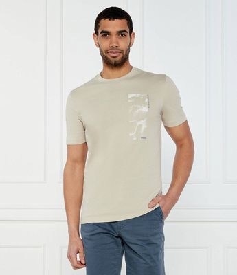 T-shirt męski BOSS ORANGE ze sklepu: Gomez Fashion Store w kategorii: T-shirty męskie - zdjęcie 874714-BD9-10338_BO252M000079271