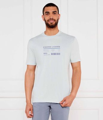 BOSS ORANGE - T-shirt męski ze sklepu: Gomez Fashion Store w kategorii: T-shirty męskie - zdjęcie 874714-BD9-10338_BO252M000079474