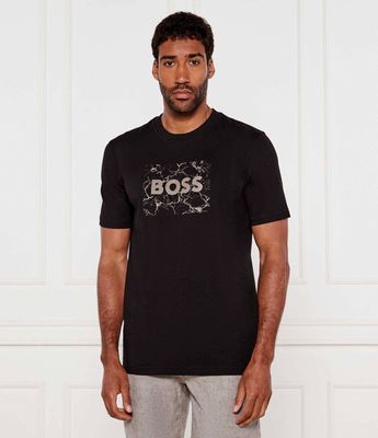 T-shirt męski BOSS ORANGE ze sklepu: Gomez Fashion Store w kategorii: T-shirty męskie - zdjęcie 874714-BD9-10338_BO252M000081001