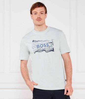 T-shirt męski BOSS ORANGE ze sklepu: Gomez Fashion Store w kategorii: T-shirty męskie - zdjęcie 874714-BD9-10338_BO252M000081474