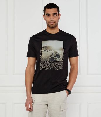 T-shirt męski wiosenny młodzieżowy BOSS ORANGE ze sklepu: Gomez Fashion Store w kategorii: T-shirty męskie - zdjęcie 874714-BD9-10338_BO252M000082001