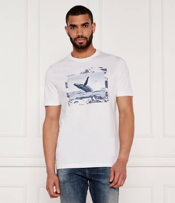 T-shirt męski młodzieżowy BOSS ORANGE ze sklepu: Gomez Fashion Store w kategorii: T-shirty męskie - zdjęcie 874714-BD9-10338_BO252M000082100