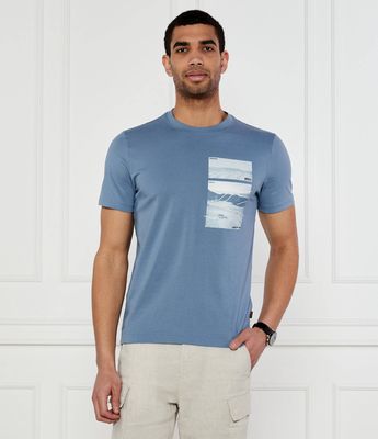 T-shirt męski casual BOSS ORANGE ze sklepu: Gomez Fashion Store w kategorii: T-shirty męskie - zdjęcie 874714-BD9-10338_BO252M000084462