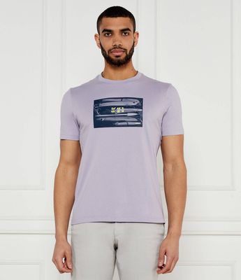 BOSS ORANGE - T-shirt męski na wiosnę ze sklepu: Gomez Fashion Store w kategorii: T-shirty męskie - zdjęcie 874714-BD9-10338_BO252M000084549