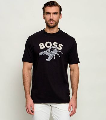 T-shirt męski na lato BOSS ORANGE ze sklepu: Gomez Fashion Store w kategorii: T-shirty męskie - zdjęcie 874714-BD9-10338_BO252M000086001